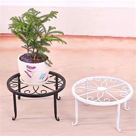 metal garden pot holders for side of the house|outdoor patio flower pot stand.